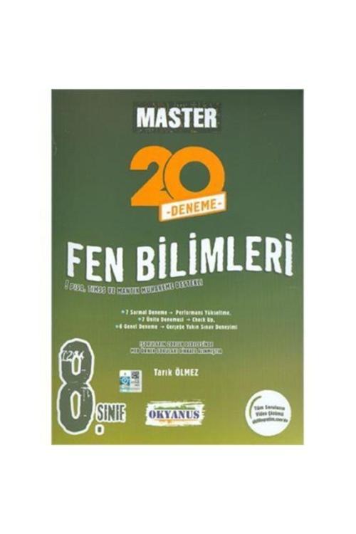 Okyanus Yayınları -8. Sınıf Master 20 Fen Bilimleri Denemesi