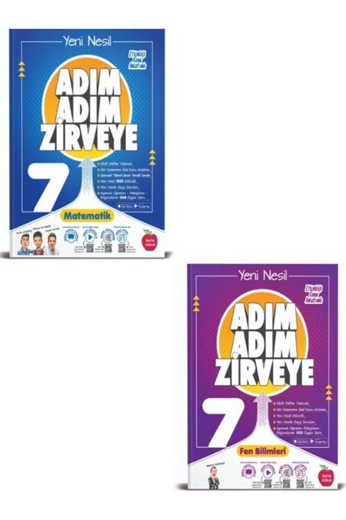 Newton Yayınları 7.Sınıf Adım Adım Matematik, Fen Bilimleri Soru Bankası Seti Hediyeli