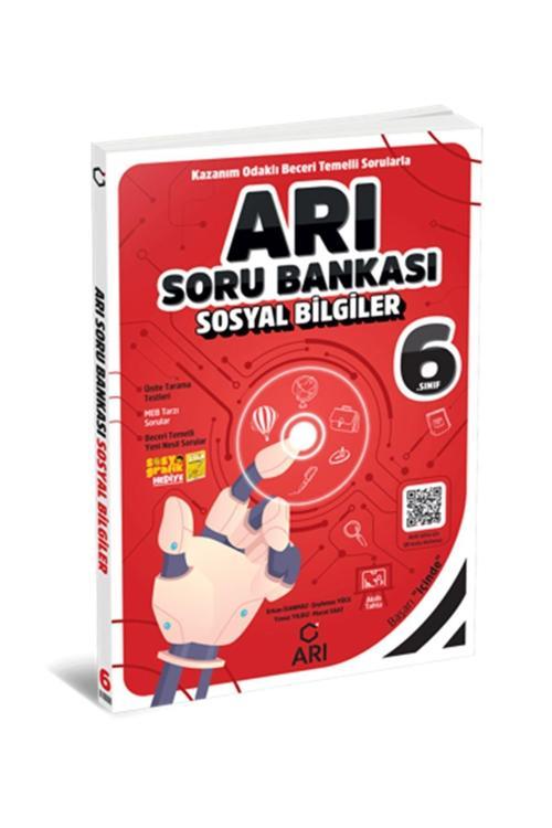 Arı Yayıncılık 2024-2025 Müfredat Yeni Nesil 6.Sınıf Sosyal Bilgiler Soru Bankası
