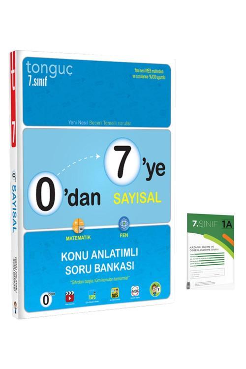 Tonguç Yayınları 7. Sınıf 0'Dan 7'Ye Sayısal Konu Anlatımlı Soru Bankası (1 Kitap+1 Deneme)