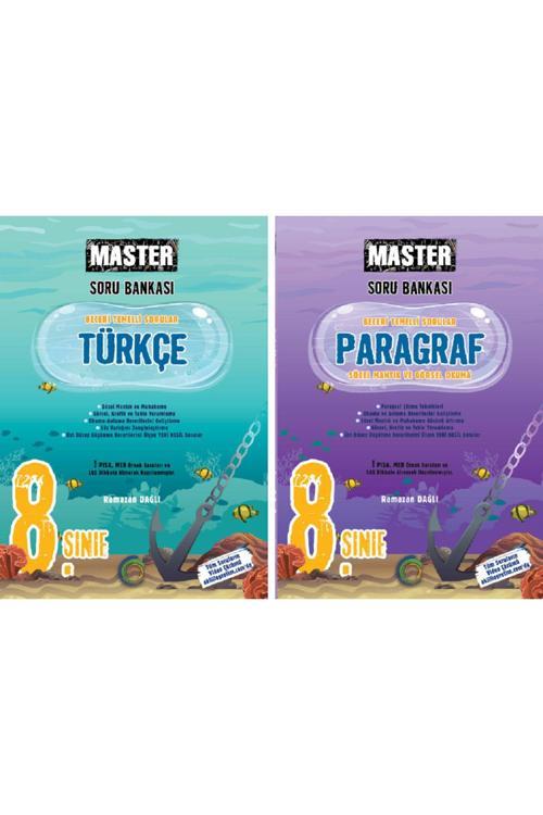 Okyanus Yayıncılık 8.Sınıf Master Türkçe Soru Bankası+Paragraf Soru Bankası
