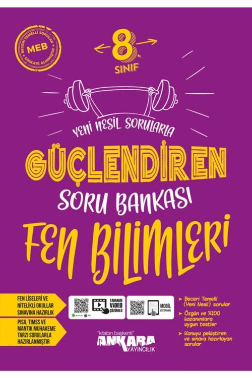 Ankara Yayıncılık 8. Sınıf Fen Bilimleri Güçlendiren Soru Bankası 2021