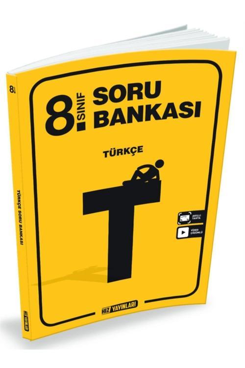 Hız Yayınları 8.Sınıf Lgs Türkçe Soru Bankası - 2021 Lgs Kitapları