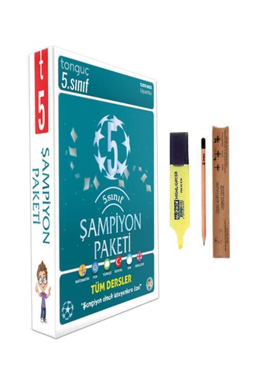 Tonguç Yayınları 5. Sınıf Şampiyon Paketi Tüm Dersler Soru Bankası Seti 6 Kitap