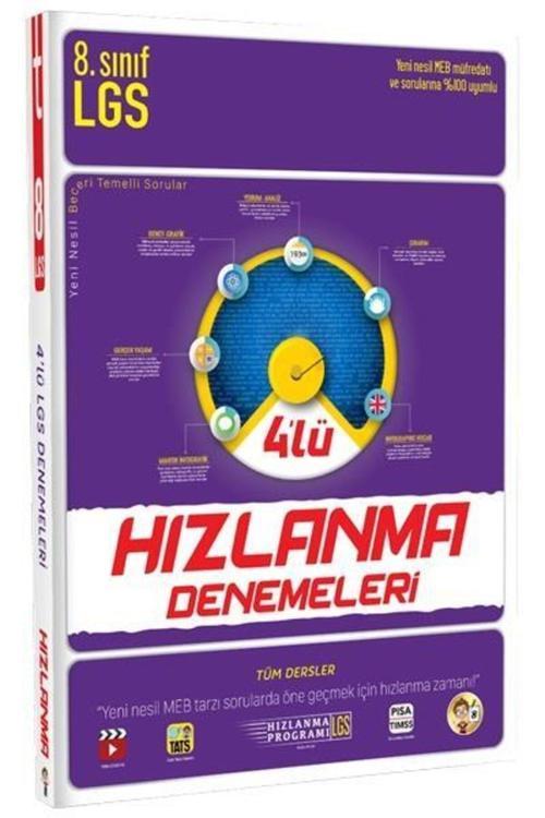 Tonguç Akademi Yayınları 8.Sınıf 4 Lü Lgs Hızlanma Denemeleri