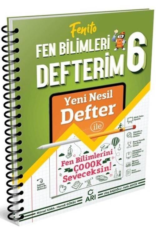 Arı Yayıncılık 6.Sınıf Fenito Fen Bilimleri Defterim