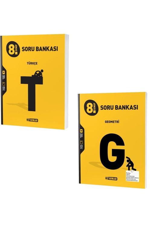 Hız Yayınları Hız Lgs 2023 8. Sınıf Türkçe + Geometri Soru Bankası 2 Kitap
