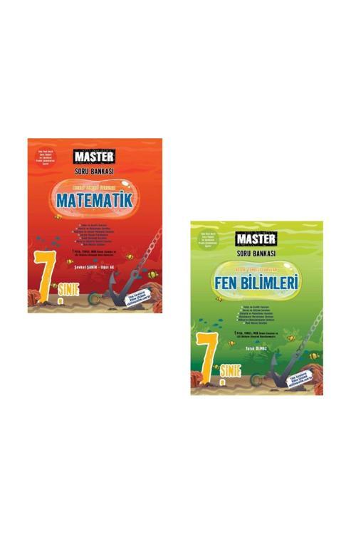 Okyanus Yayıncılık 7. Sınıf Master Matematik Soru Bankası + Master Fen Bilimleri Soru Bankası Seti (2 Kitap)