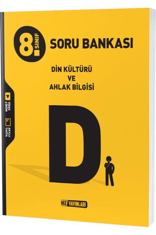 Hız Yayınları Yayınları 8. Sınıf Din Kültürü Ve Ahlak Bilgisi Soru Bankası (9786258394443)