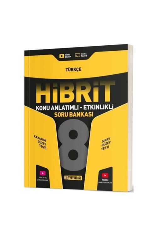 Hız Yayınları Lgs 8. Sınıf Hibrit Türkçe Konu Anlatımlı Etkinlikli Hibrit Soru Bankası