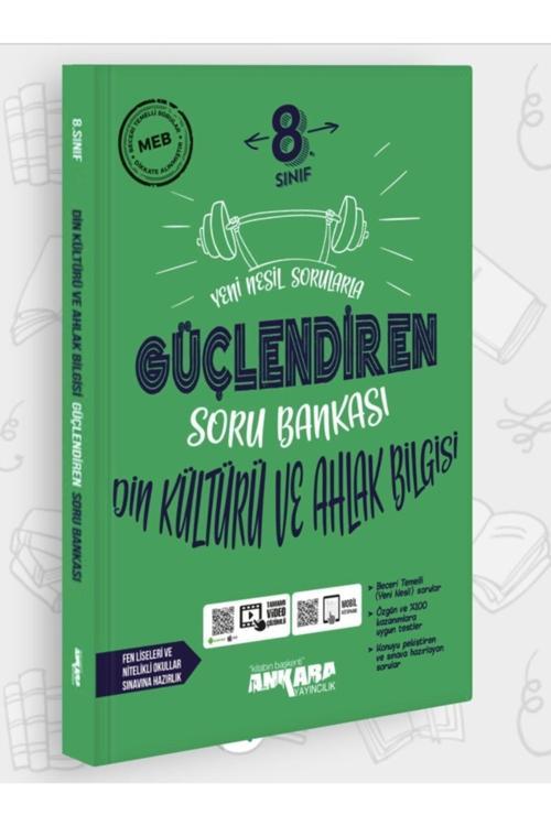 Ankara Yayınları Ankara Yayıncılık 8. Sınıf Güçlendiren Din Kültürü Soru Bankası (Yeni Basım)