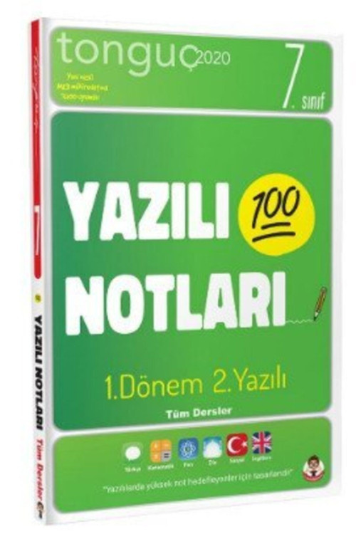 Tonguç Akademi 7. Sınıf 1. Dönem 1. Yazılı Ve 2. Yazılı Notları
