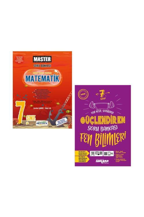 Okyanus Yayıncılık 7. Sınıf Okyanus Master Matematik Soru Bankası Ve Ankara Güçlendiren Fen Bilimleri Soru Bankası