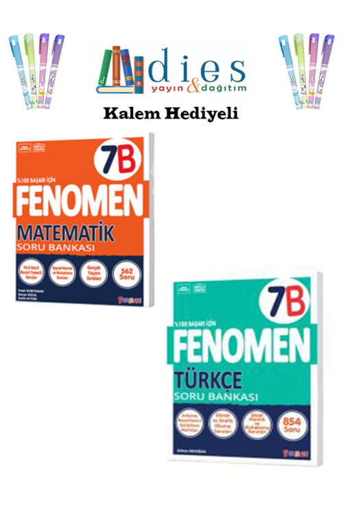 Fenomen Yayıncılık Fenomen 7. Sınıf Matematik + Türkçe (B) Soru Bankası