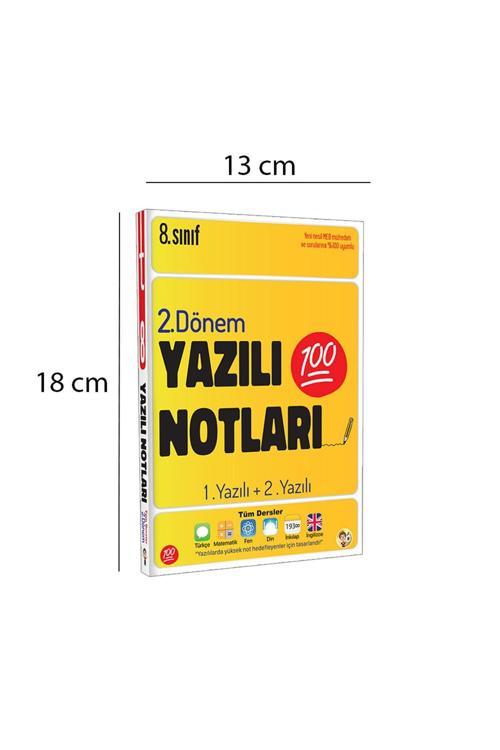 Tonguç Akademi Yayınları 8. Sınıf Yazılı Notları 2. Dönem 1. Yazılı Ve 2. Yazılı Cep Boy