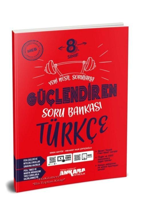 Ankara Yayıncılık 8. Sınıf Lgs Türkçe Güçlendiren Soru Bankası Yeni 2024