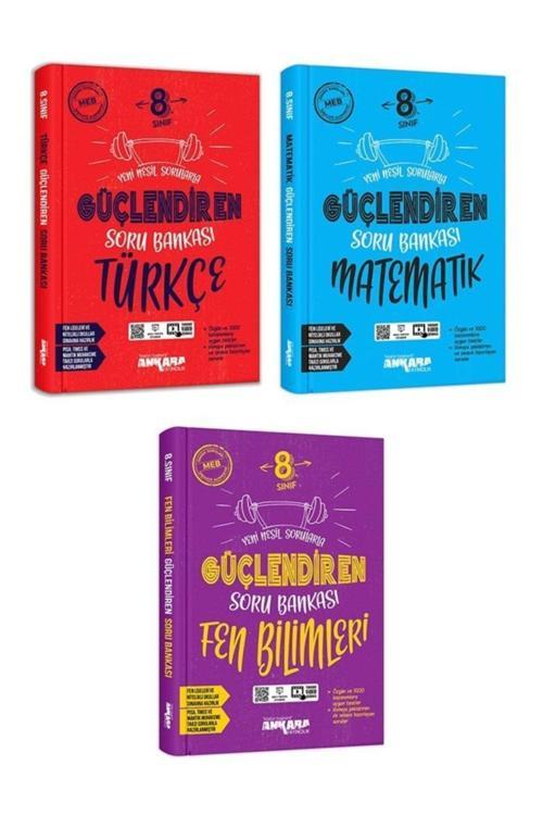 Ankara Yayınları 8. Sınıf Güçlendiren Matematik Türkçe Fen Bilimleri Soru Bankası
