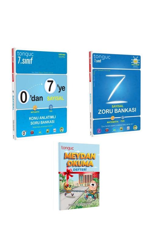 Tonguç Yayınları 0'Dan 7'Ye Sayısal Konu Anlatımlı Soru B. Ve 7. Sınıf Sayısal Zoru Bankası Meydan Okuma Def Hediyeli