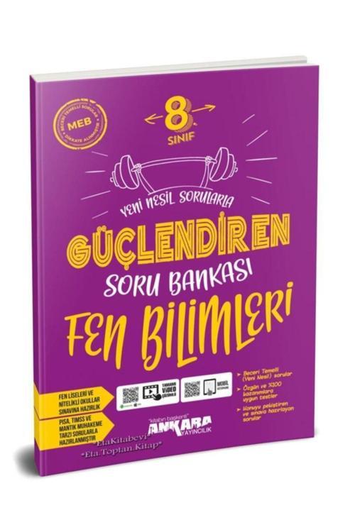 Ankara Yayıncılık 8. Sınıf Lgs Fen Bilimleri Güçlendiren Soru Bankası Yeni 2022