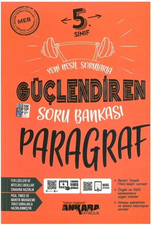 Ankara Yayınları 5. Sınıf Güçlendiren Paragraf Soru Bankası