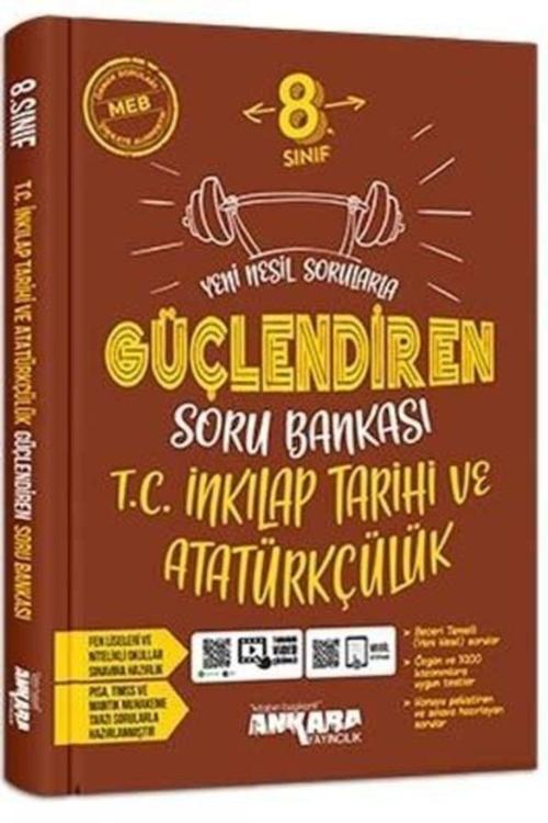 Ankara Yayınları 8. Sınıf Lgs T.C. Inkılap Tarihi Ve Atatürkçülük Güçlendiren Soru Bankası Ankara Yayıncılık