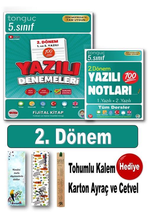 Tonguç Yayınları 5. Sınıf 2. Dönem 1 Ve 2. Yazılı Notları Ve Denemeleri