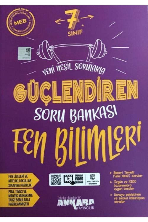 Ankara Yayıncılık 7.Sınıf Yeni Nesil Sorularla Güçlendiren Fen Bilimleri Soru Bankası