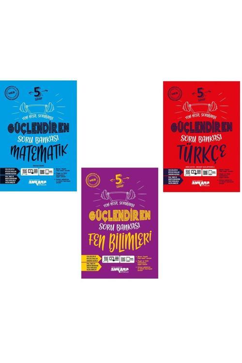 Ankara Yayıncılık Ankara 5. Sınıf Matematik Türkçe Fen Güçlendiren Soru Bankası Seti 2024