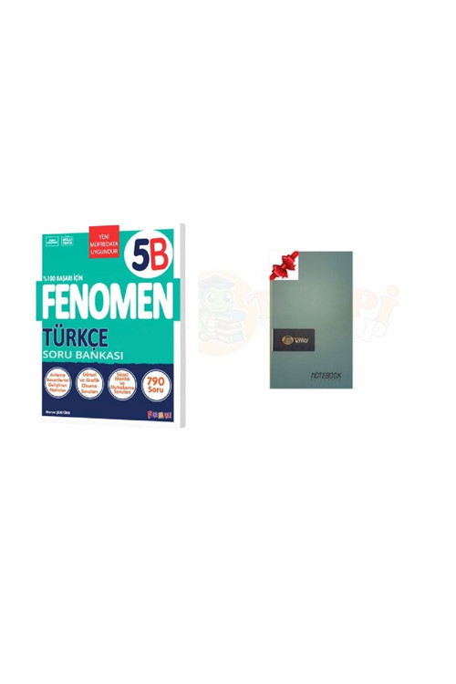 Fenomen Yayıncılık 5. Sınıf B Serisi Türkçe Soru Bankası Güncel Müfredat ( Not Defteri Hediyeli)