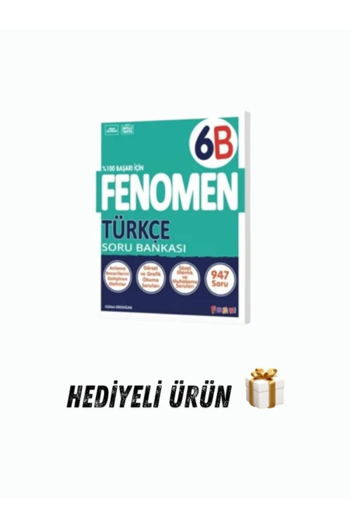 Fenomen Yayıncılık Fenomen 6.Sınıf Türkçe Soru Bankası(B)
