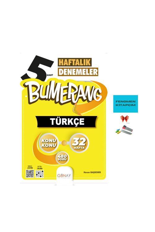 Günay Yayınları Bumerang 32 Haftalık Türkçe Denemeleri 5. Sınıf