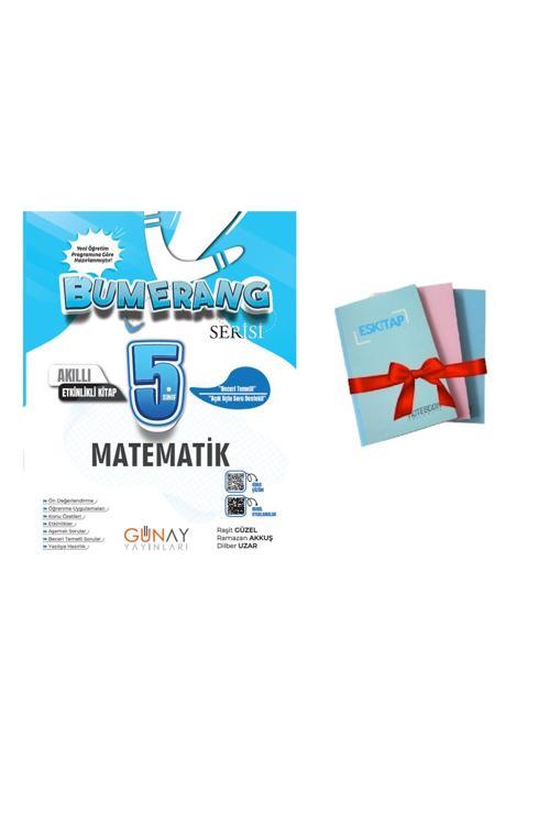 Günay Yayınları 5. Sınıf Bumerang Matematik Konu Anlatımlı Ve Etkinlikli Soru Bankası ( 1 Adet Not Defteri Hediye)