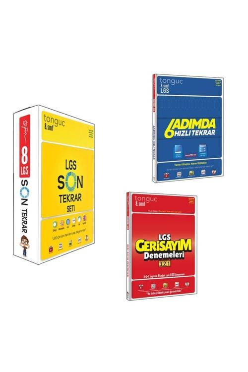 Tonguç Yayınları Lgs Son Tekrar Seti + 6 Adımda Hızlı Tekrar + Geri Sayım Denemeleri 321