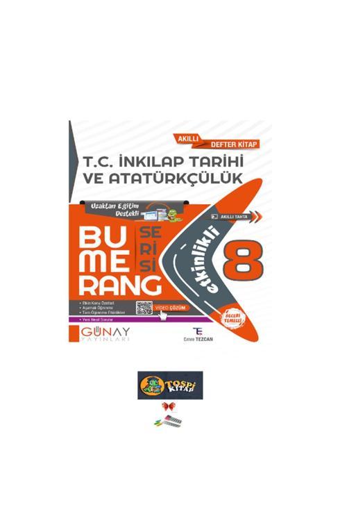 Günay Yayınları 8.Sınıf Bumerang Etkinlikli T.C. İnkılap Tarihi Ve Atatürkçülük