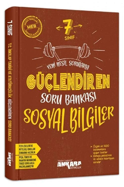 Ankara Yayınları 7.Sınıf Sosyal Bilgiler Güçlendiren Soru Bankası