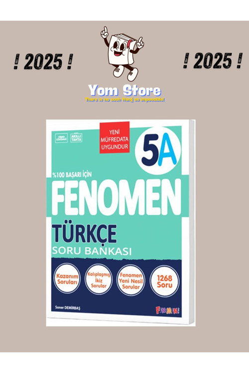 Fenomen Yayıncılık 5. Sınıf Türkçe (A) Soru Bankası 2025