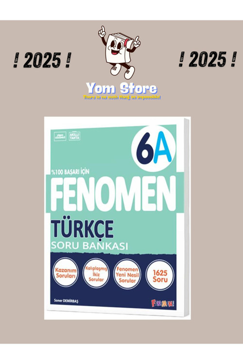 Fenomen Yayıncılık 6. Sınıf Türkçe (A) Soru Bankası 2025