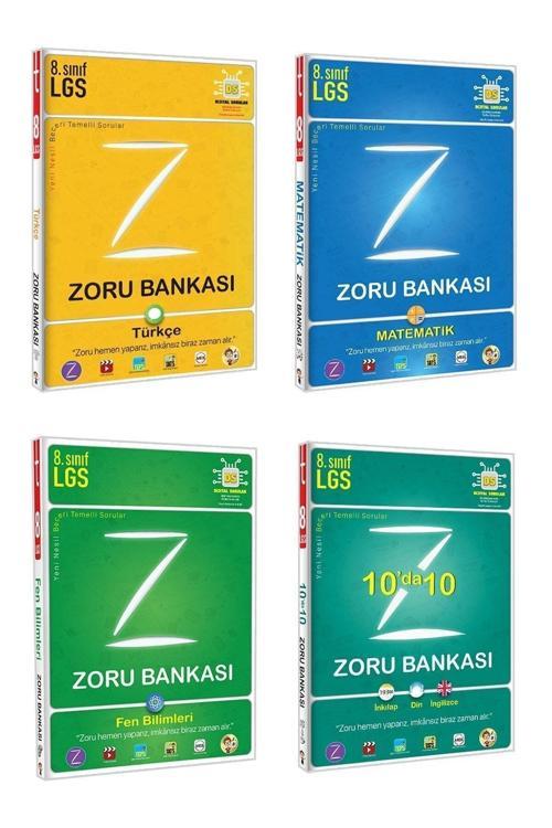 Tonguç Yayınları 8. Sınıf Lgs Tüm Dersler Zoru Bankası Seti / Matematik-Türkçe-Fen-Sosyal-Din-İnkılap