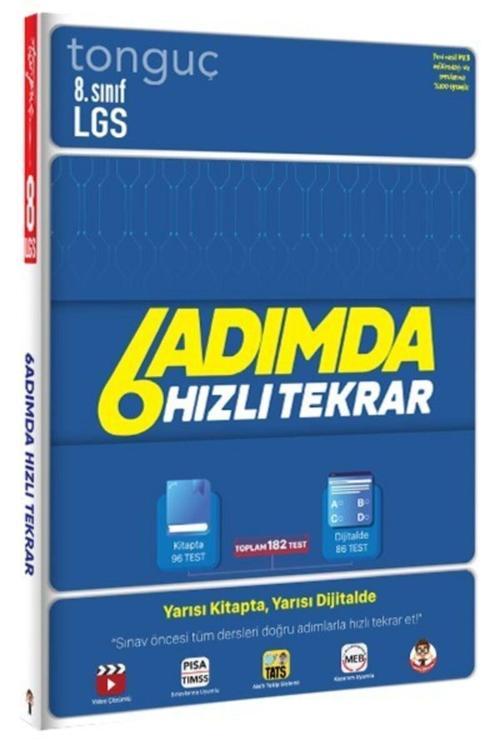 Tonguç Akademi Yayınları Lgs 6 Adımda Hızlı Tekrar
