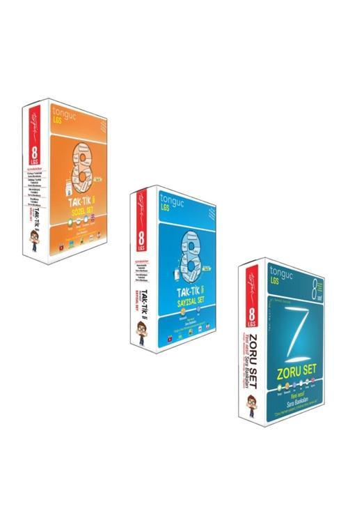 Tonguç Akademi Yayınları 8. Sınıf Taktikli Sayısal Ve Sözel Zoru Set Soru Bankaları