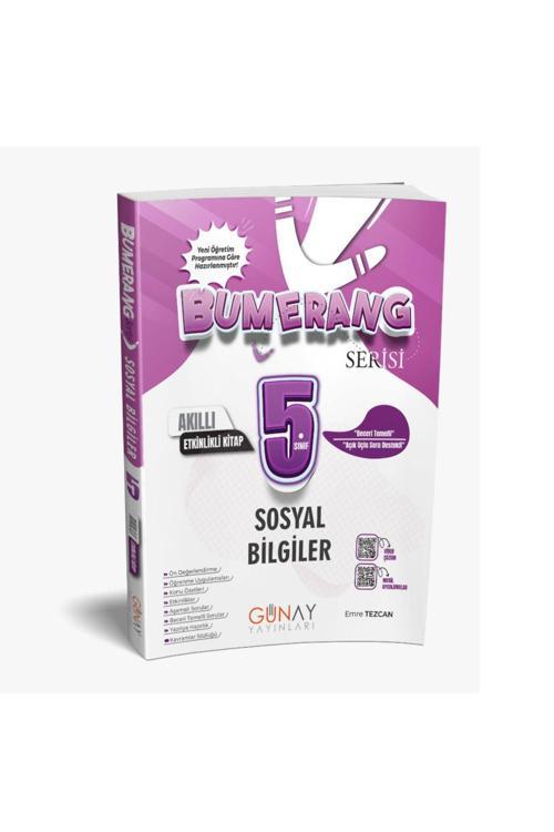 Günay Yayınları 5. Sınıf Sosyal Bilgiler Etkinlikli Bumerang Serisi (Güncel Müfredata Uygundur )