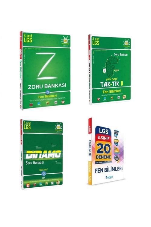 Tonguç Yayınları 8. Sınıf Fen Bilimleri Zoru-Dinamo Ve Taktikli Soru Bankası Ile 20'Li Fen Bilimleri Deneme