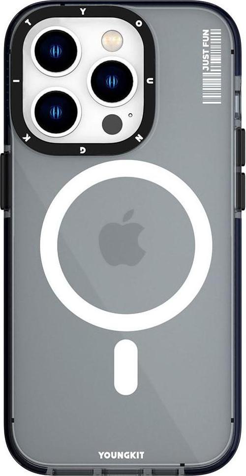iPhone 14 Pro Uyumlu Kılıf Magsafe Kablosuz Şarj Özellikli Crystal Color Serisi Kapak