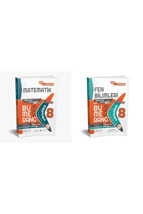 Günay Yayınları Yeni 8. Sınıf Matematik Ve Fen Bilimleri Bumerang Etkinlikli Kitap Konu Anlatımlı