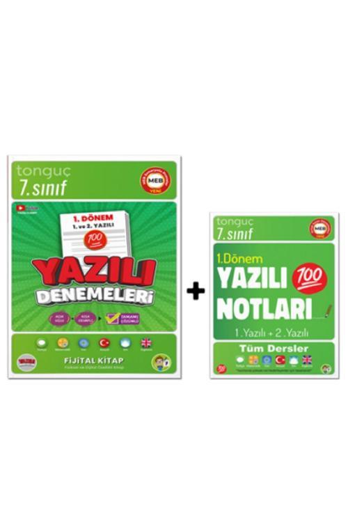 Tonguç Yayınları 7. Sınıf Yazılı Notları Ve Denemeleri 1. Dönem 1 Ve 2. Yazılı (2Li Set)- 