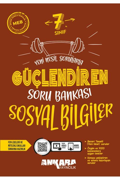 Ankara Yayıncılık 7. Sınıf Sosyal Bilgiler Güçlendiren Soru Bankası 2024-2025 Güncel Baskı