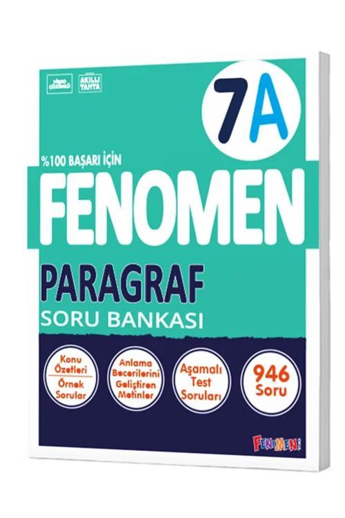 Fenomen Yayıncılık 7. Sınıf Paragraf Fenomen A Soru Bankası