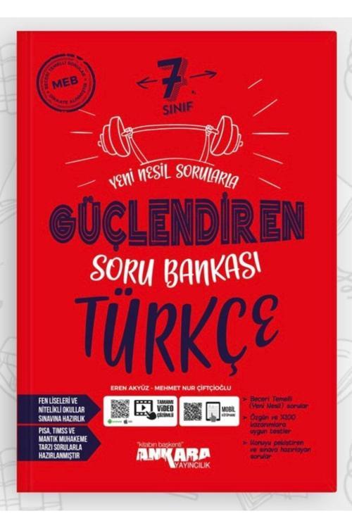 Ankara Yayıncılık 7. Sınıf Güçlendiren Türkçe Soru Bankası