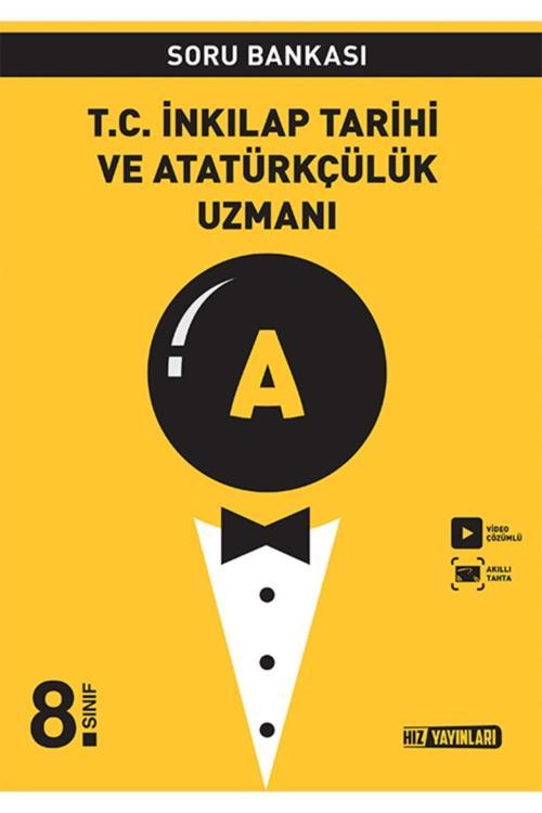 Hız Yayınları 8.Sınıf Inkılap Tarihi Ve Atatürkçülük Uzmanı Soru Bankası (2020-2021)
