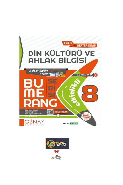 Günay Yayınları 8.Sınıf Bumerang Etkinlikli Din Kültürü Ve Ahlak Bilgisi